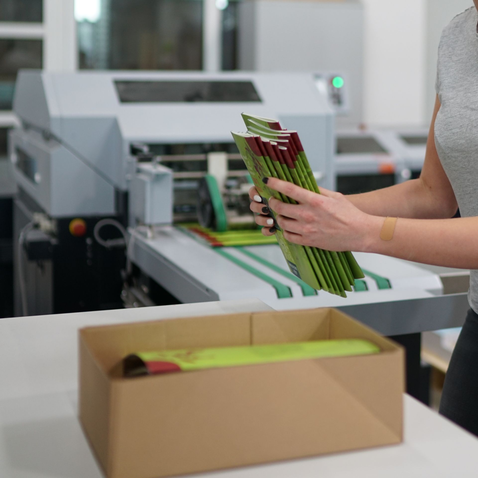 Meo Media Broschüren Konfektionierung Saerbeck