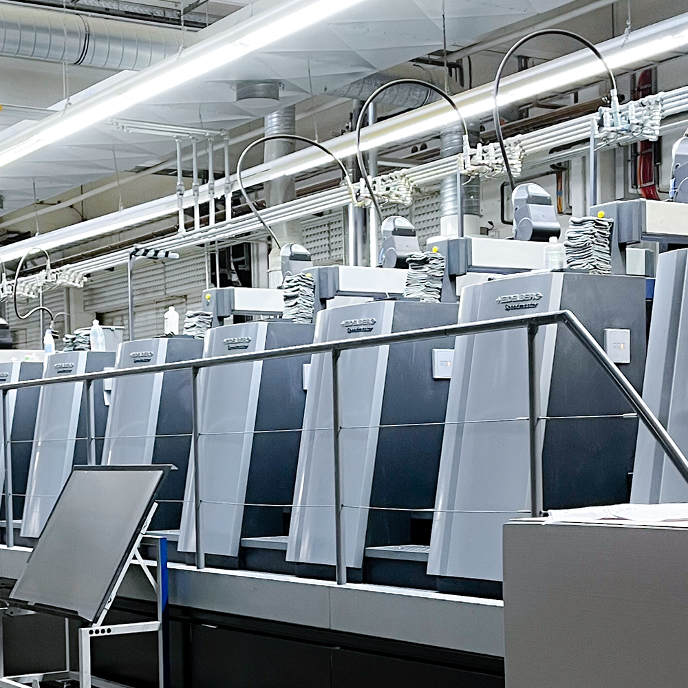 Meo Media Offsetdruck Speedmaster XL 106 Druckerei